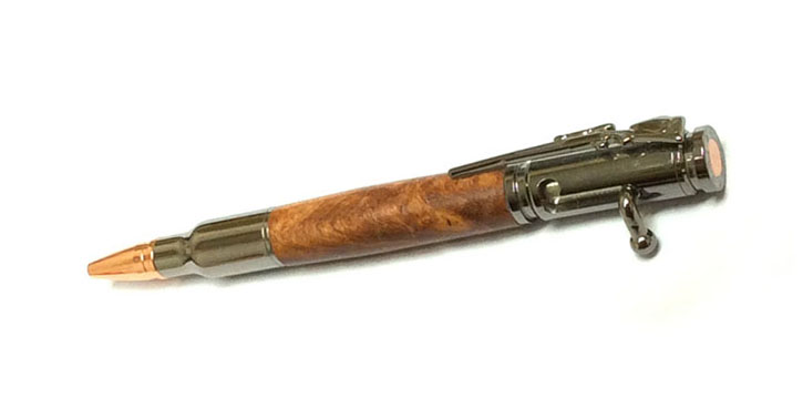 1703 Bolt Action Pen. - Handcrafted pen by J&H Novelties