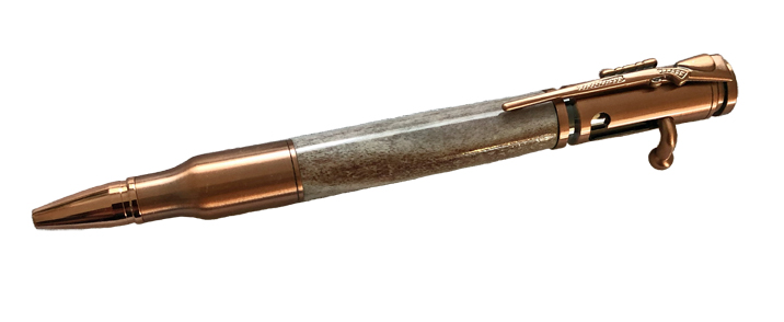 1716  Bolt Action Pen - Handcrafted pen by J&H Novelties