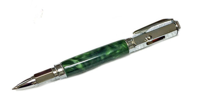 1735 Vertex Bolt Action Pen - Handcrafted pen by J&H Novelties