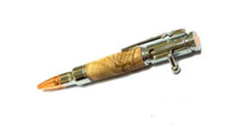 1750 Mini 30 Cal Bolt Action Pen. - Handcrafted pen by J&H Novelties