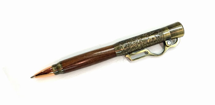 1886  Lever Action Pen - Handcrafted pen by J&H Novelties