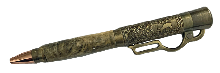 1890  Lever Action Pen - Handcrafted pen by J&H Novelties