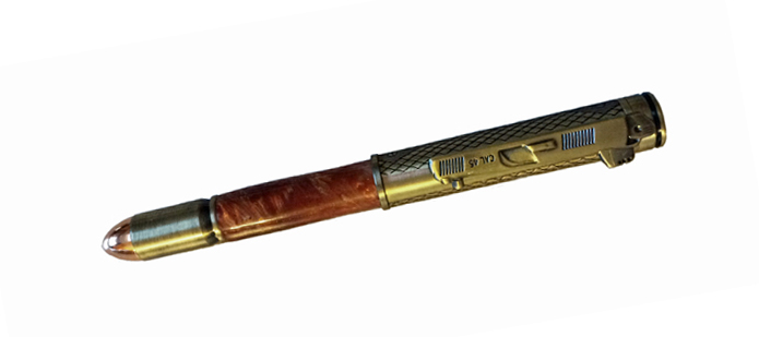 1905  45 Caliber Bullet Pen. - Handcrafted pen by J&H Novelties