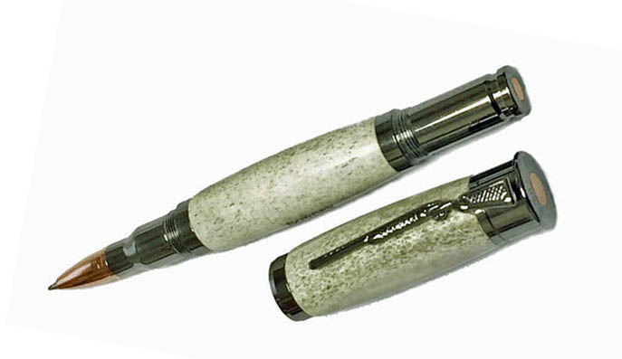2005   Over and Under Shot Gun Pen - Handcrafted pen by J&H Novelties