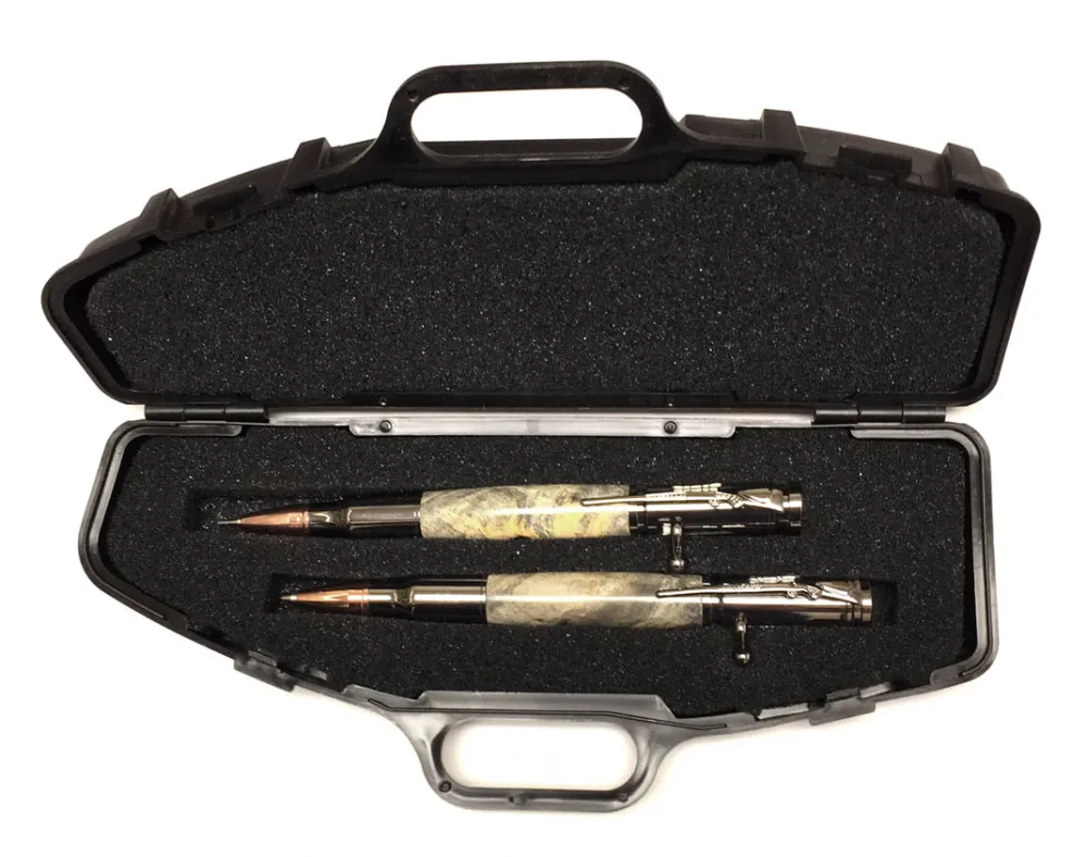 2155 Bolt Action Pen and Pencil Set. - Handcrafted pen by J&H Novelties
