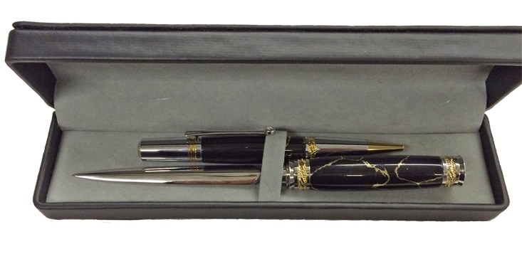 2340   Majestic Squire Pen and Letter Opener Set - Handcrafted pen by J&H Novelties