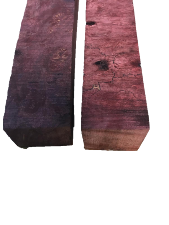 Red Stabilized Maple Burl