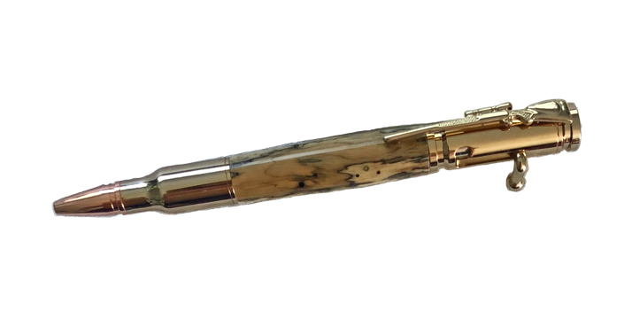 1701  Bolt Action Pen - Handcrafted pen by J&H Novelties