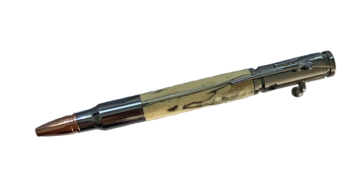 1719  Bolt Action Pen - Handcrafted pen by J&H Novelties