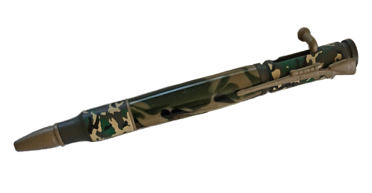 1722  Bolt Action Pen - Handcrafted pen by J&H Novelties