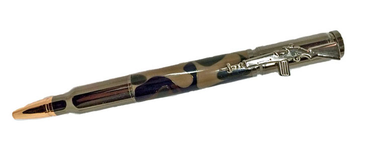 1862 Carbine Double Twist Pen - Handcrafted pen by J&H Novelties