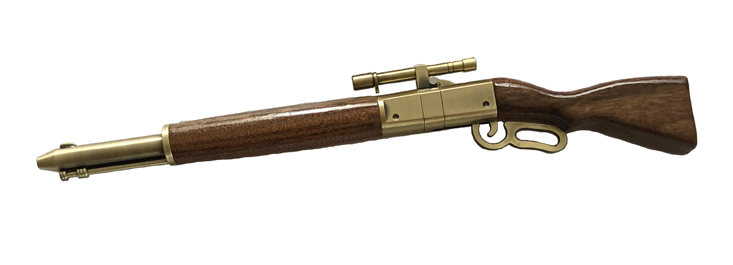 1876Lever Action Rifle Pen - Handcrafted pen by J&H Novelties