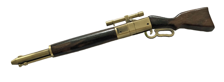 1877Lever Action Rifle Pen - Handcrafted pen by J&H Novelties