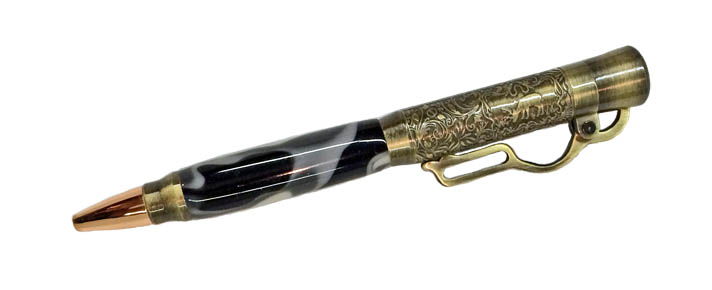 1888Lever Action Pen - Handcrafted pen by J&H Novelties