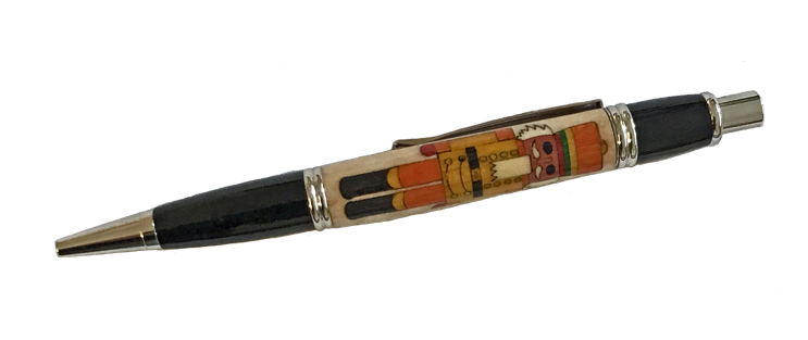 1914 The Nutcracker Pen - Handcrafted pen by J&H Novelties