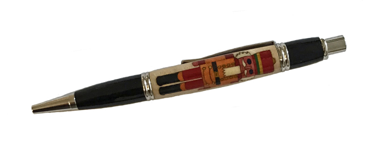 1916 The Nutcracker Pen - Handcrafted pen by J&H Novelties