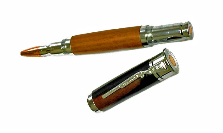 2000Over and Under Shot Gun Pen - Handcrafted pen by J&H Novelties