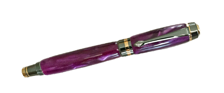2070 Classic Elite 2 Gel Rollerball Pen - Handcrafted pen by J&H Novelties
