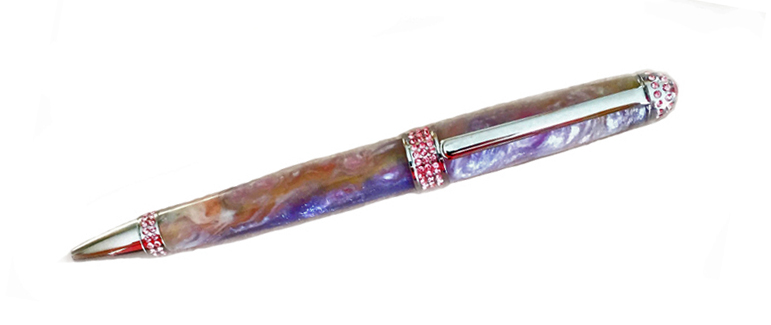2090 Bling Twist Pen. - Handcrafted pen by J&H Novelties