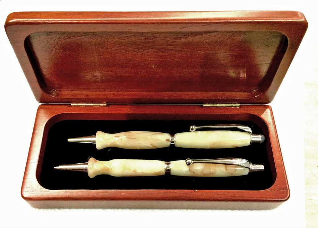 2273Slimline Pen and Pencil Set - Handcrafted pen by J&H Novelties