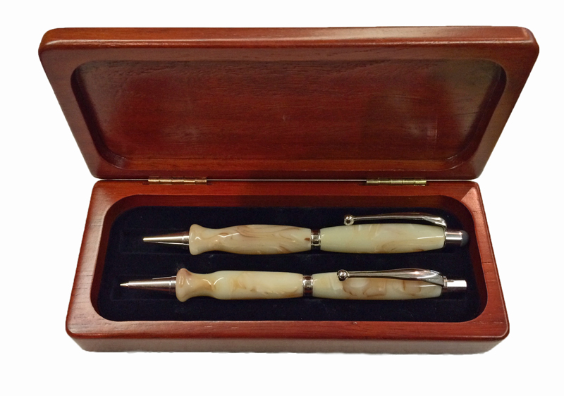 2274Slimline Pen and Pencil Set - Handcrafted pen by J&H Novelties
