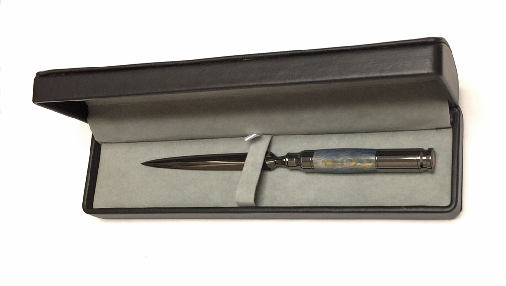 233050 Caliber Bullet Cartridge Letter Opener - Handcrafted pen by J&H Novelties
