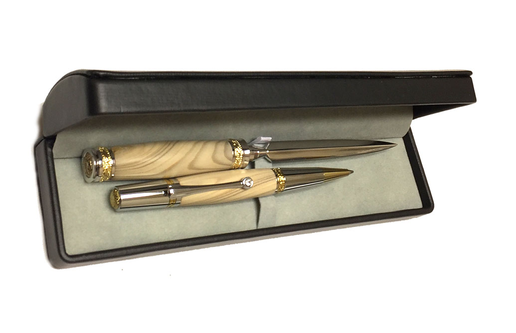 2343Majestic Squire Pen and Letter Opener Set - Handcrafted pen by J&H Novelties